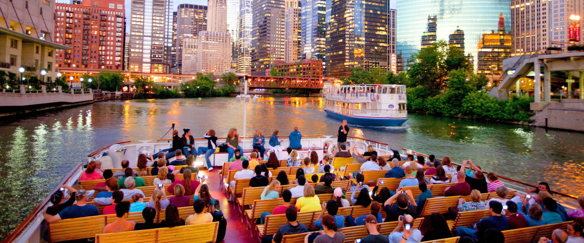 How long is the chicago architectural boat tour?