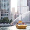 How long is chicago river boat tour?