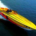 How do you find the speed of a boat in still water?